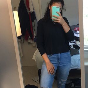 Black long sleeve shirt